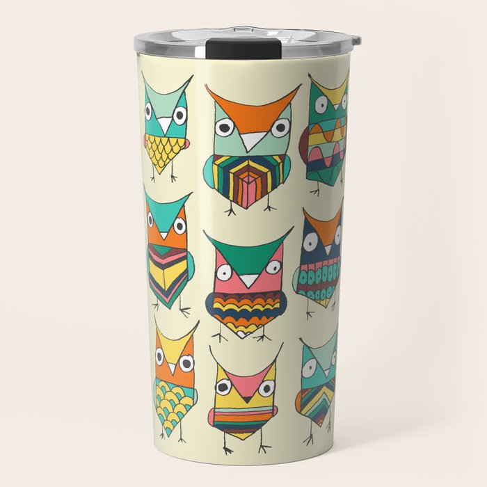 Give a hoot Travel Mug Gallery Image 1