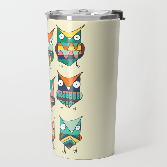 Give a hoot Travel Mug Gallery Image 2