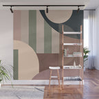 Geometric Abstraction 263 Wall Mural Gallery Image 1