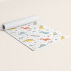 Sketchy Space Dinosaurs Yoga Mat Gallery Image 2
