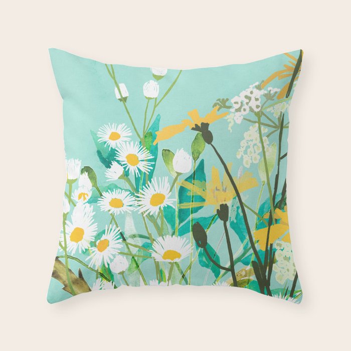 Spring Flowers Throw Pillow Gallery Image 6