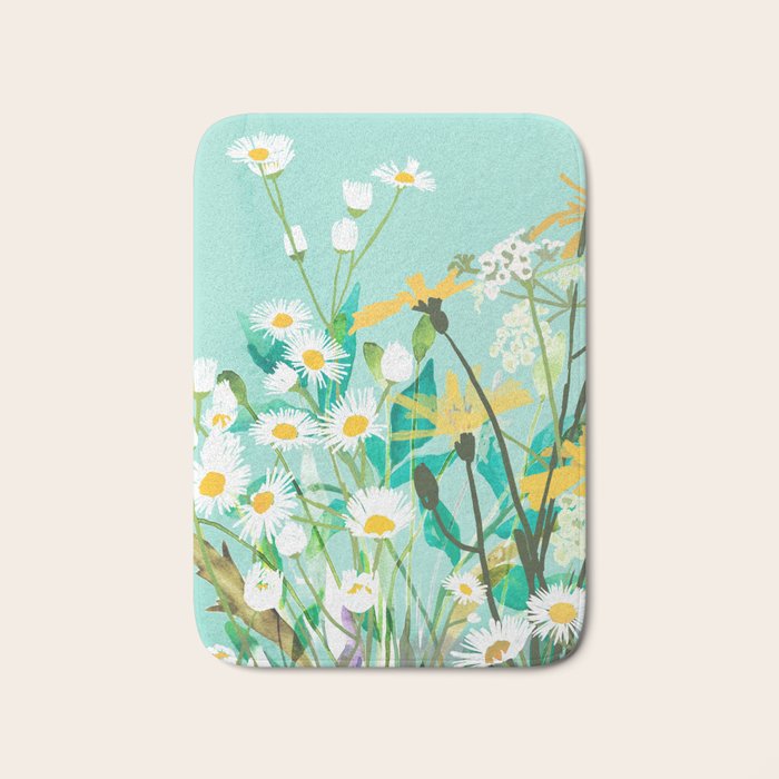Spring Flowers Bath Mat Gallery Image 1