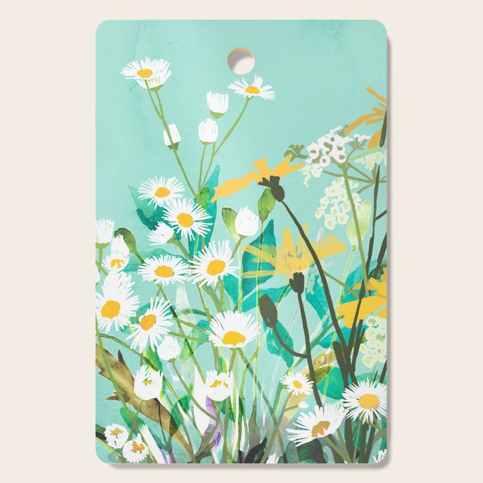 Spring Flowers Cutting Board Gallery Image 1