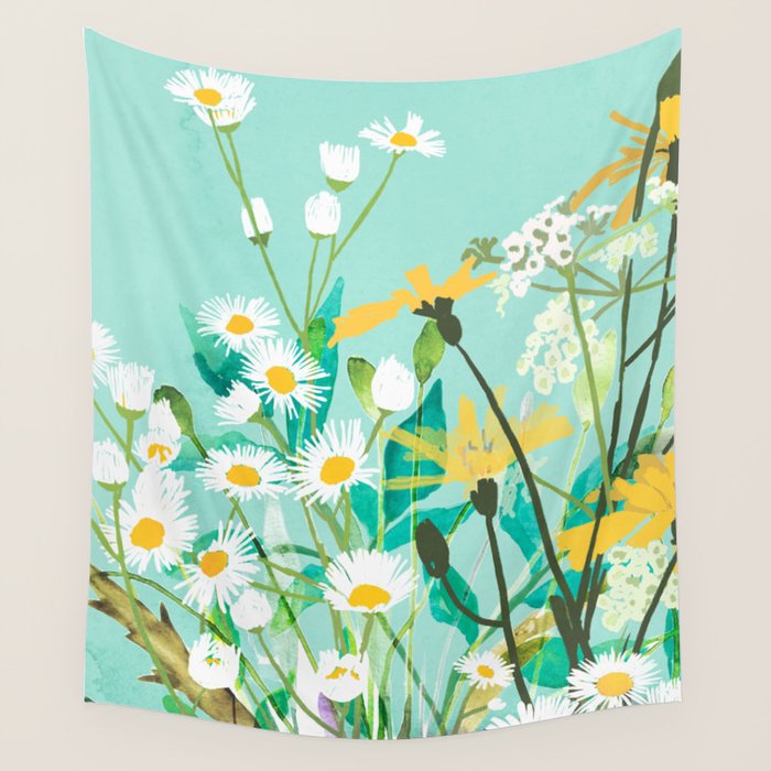 Spring Flowers Wall Tapestry Gallery Image 4
