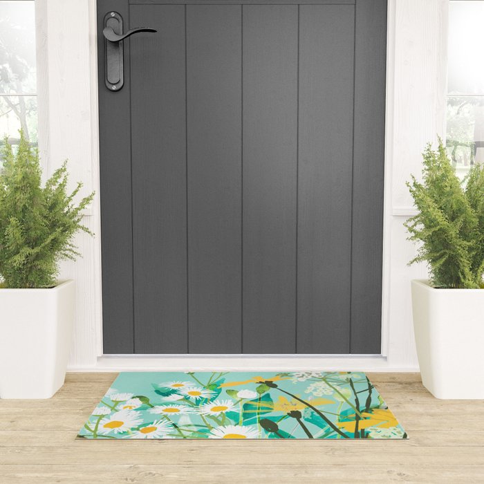 Spring Flowers Welcome Mat Gallery Image 3