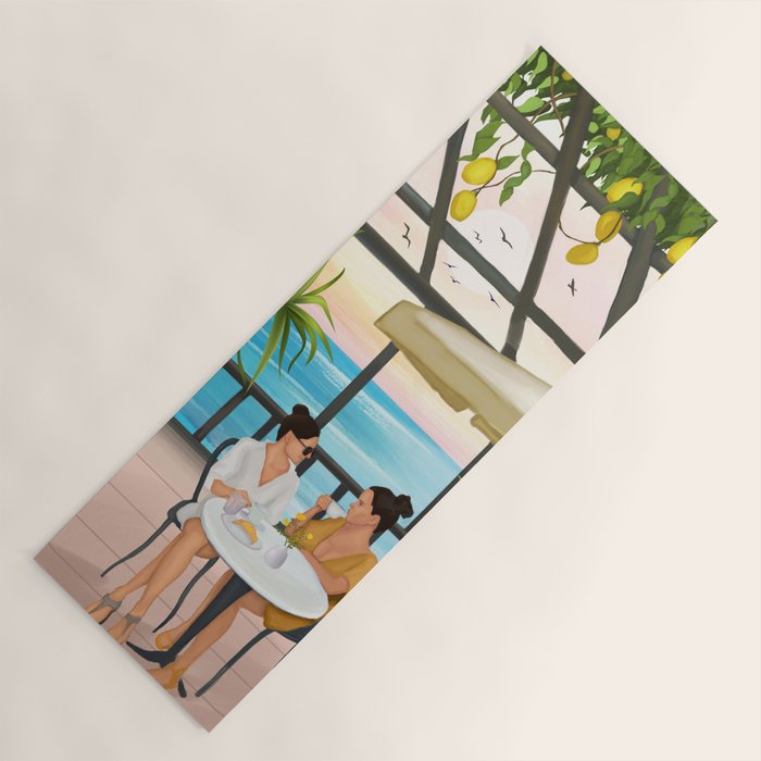 Beneath the Lemon Canopy Yoga Mat Gallery Image 1