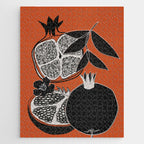 Line Art Pomegranates 2 Jigsaw Puzzle Gallery Image 1