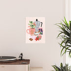 Pink Christmas Still Life Poster Gallery Image 2