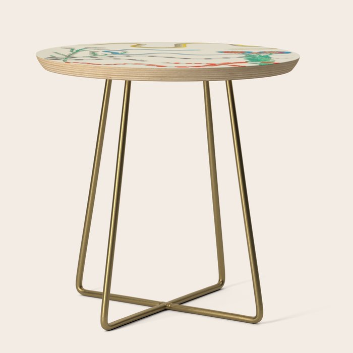 Locupletissimi rerum naturalium - vol. 2 - Albertus Seba Colorful Snake Floral Arrangement Side Table Gallery Image 1