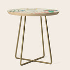 Locupletissimi rerum naturalium - vol. 2 - Albertus Seba Colorful Snake Floral Arrangement Side Table Gallery Image 1