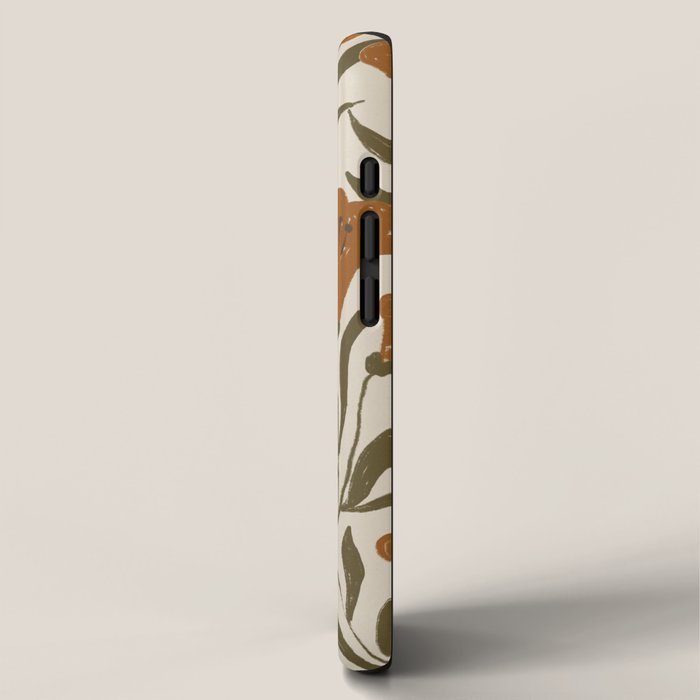 Orange Bellflowers iPhone Case Gallery Image 2