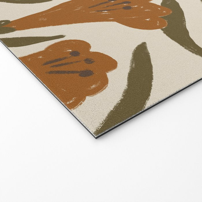 Orange Bellflowers Welcome Mat Gallery Image 2