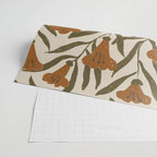 Orange Bellflowers Wrapping Paper Gallery Image 2