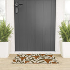 Orange Bellflowers Welcome Mat Gallery Image 3