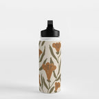 Orange Bellflowers Water Bottle Gallery Image 3