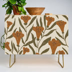 Orange Bellflowers Credenza Gallery Image 1