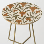 Orange Bellflowers Side Table Gallery Image 2