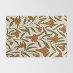 Orange Bellflowers Rug Gallery Image 2
