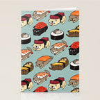 Sushi Otter Stationery Card Gallery Image 2