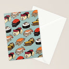 Sushi Otter Stationery Card Gallery Image 2