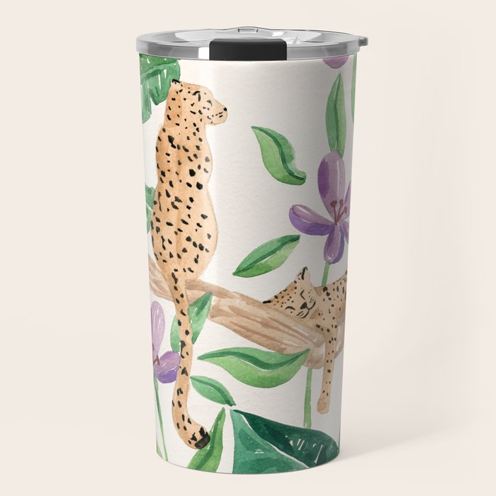 Leopards in the Jungle Travel Mug Gallery Image 1