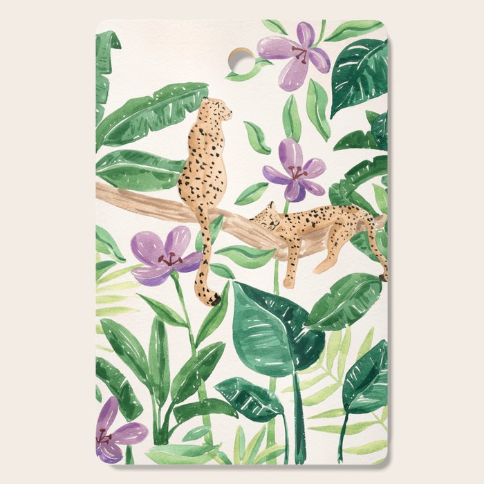 Leopards in the Jungle Cutting Board Gallery Image 1
