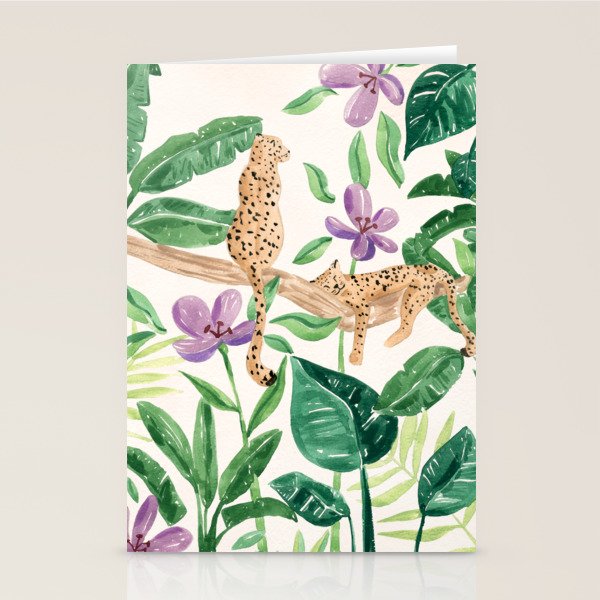 Leopards in the Jungle Stationery Card Gallery Image 2