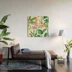 Leopards in the Jungle Wood Wall Art Gallery Image 2
