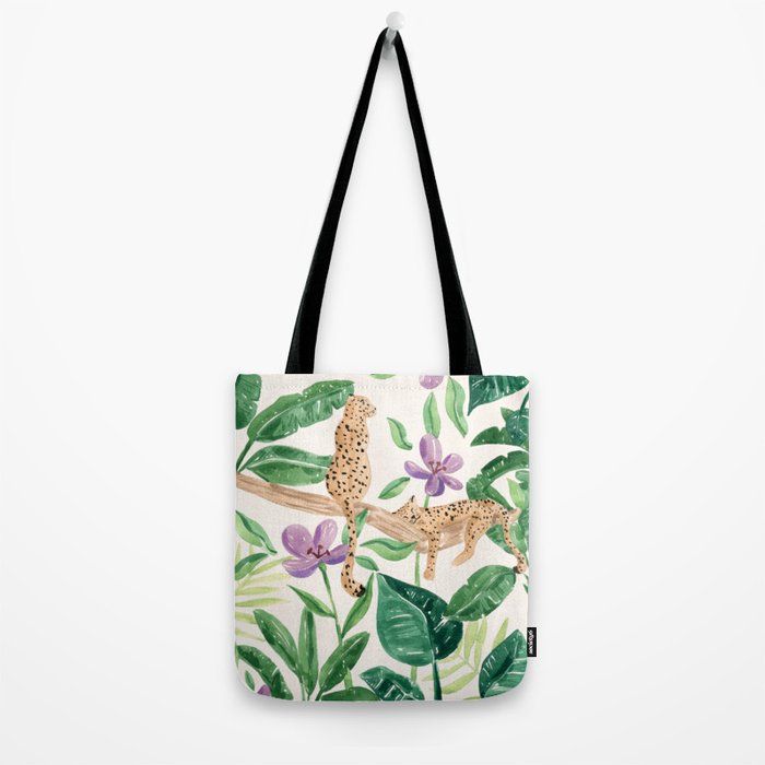 Leopards in the Jungle Tote Bag Gallery Image 2