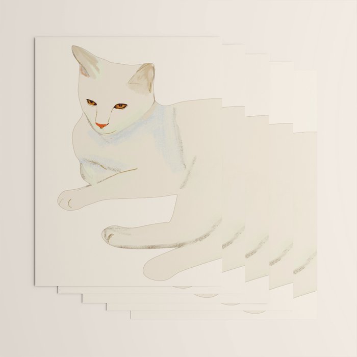 Minimal Abstract Art Cat 7 Wrapping Paper Gallery Image 3