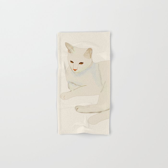 Minimal Abstract Art Cat 7 Bath Towel Gallery Image 1