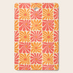 Vintage hippie flower art pattern Cutting Board Gallery Image 1