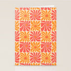 Vintage hippie flower art pattern Stationery Card Gallery Image 2