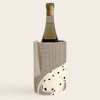 Portrait of a dog on a striped chair Wine Chiller Gallery Image 2