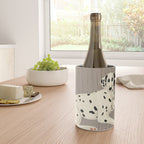 Portrait of a dog on a striped chair Wine Chiller Gallery Image 4