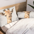 Baby Giraffe - Colorful Pillow Sham Gallery Image 2