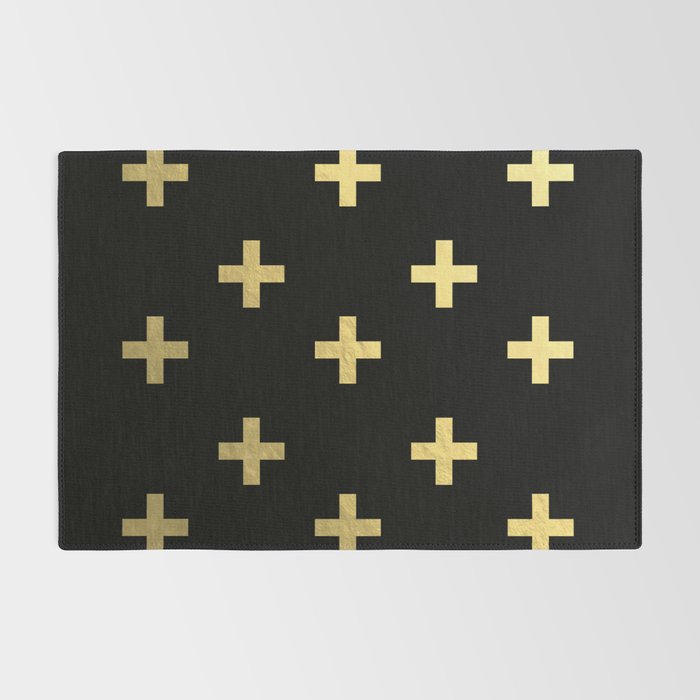 Crosses - gold Rug Gallery Image 2