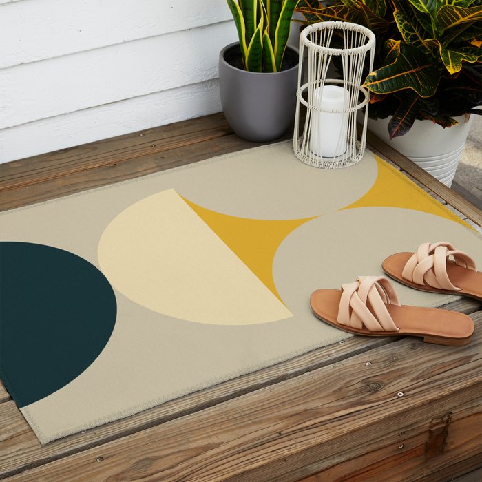Mid Century 31B Outdoor Rug Gallery Image 2