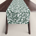 Greenish Tropical Palm Breeze Table Runner Gallery Image 1