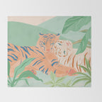 Easy Tigers Throw Blanket Gallery Image 2