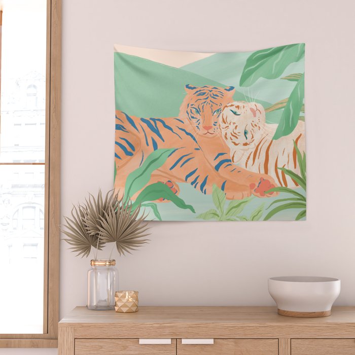 Easy Tigers Wall Tapestry Gallery Image 2