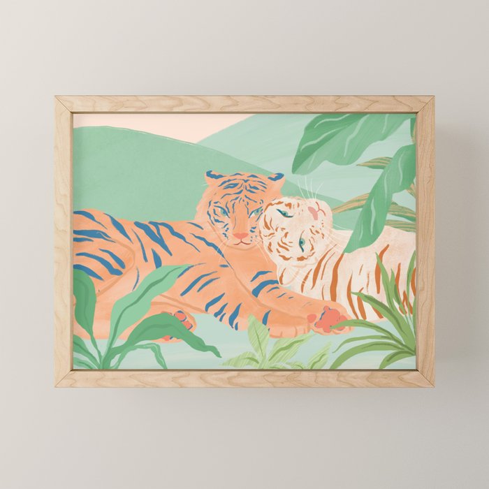 Easy Tigers Mini Art Print Gallery Image 1
