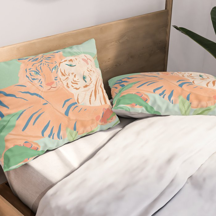 Easy Tigers Pillow Sham Gallery Image 2