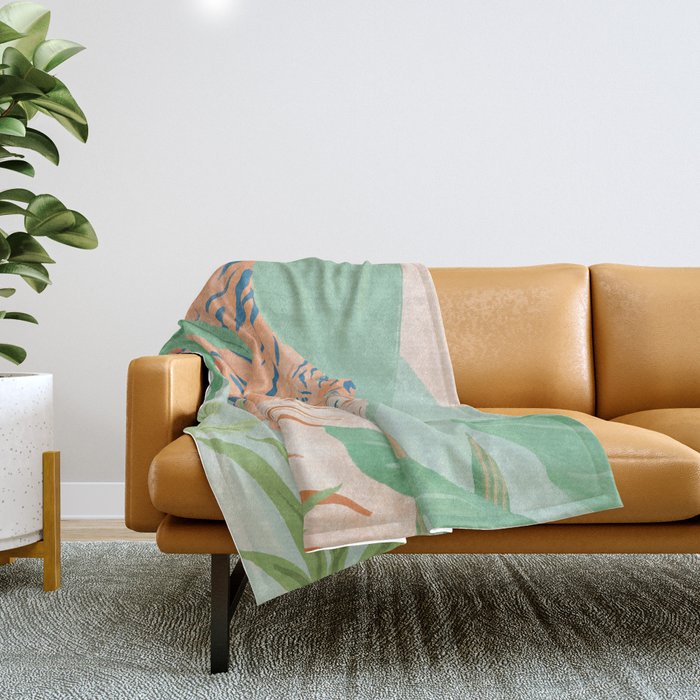 Easy Tigers Throw Blanket Gallery Image 1