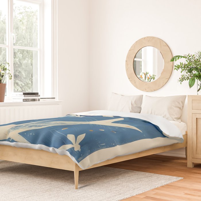Zen Pond Art Duvet Cover Gallery Image 2