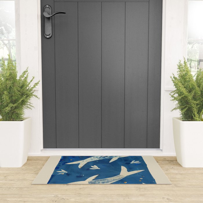Zen Pond Art Welcome Mat Gallery Image 3