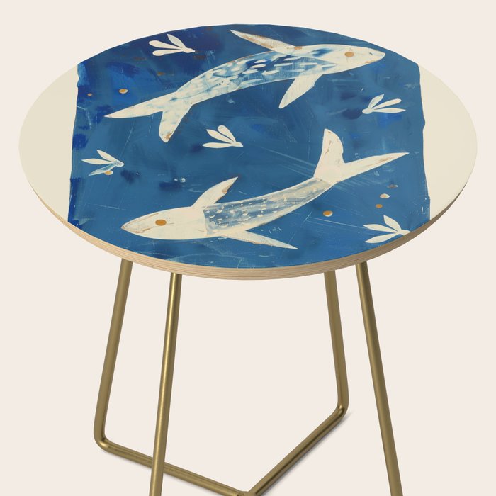 Zen Pond Art Side Table Gallery Image 2