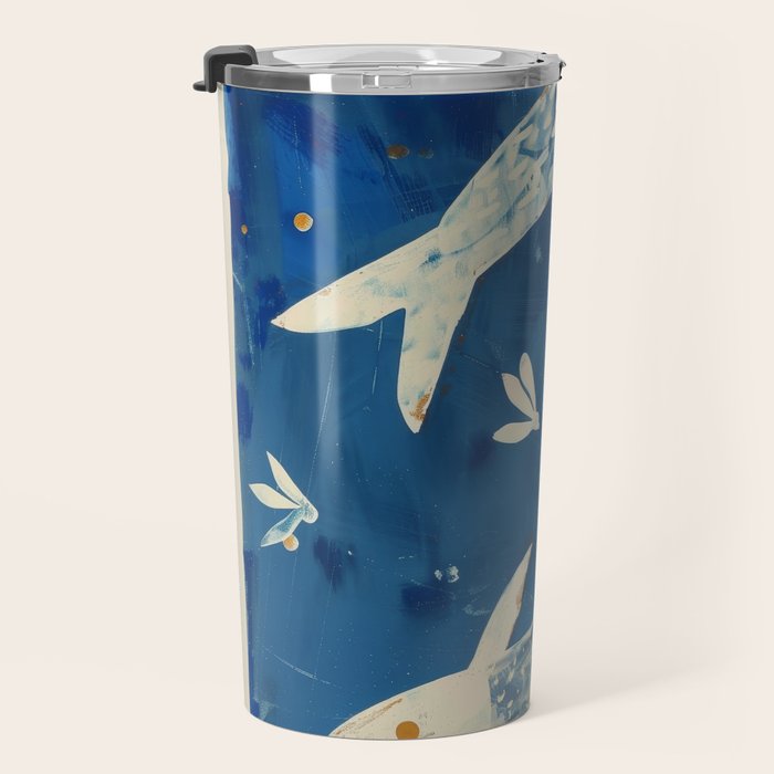 Zen Pond Art Travel Mug Gallery Image 3
