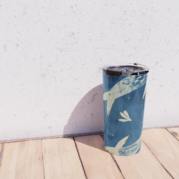 Zen Pond Art Travel Mug Gallery Image 4