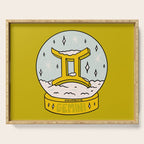 Gemini Snow Globe Serving Tray Gallery Image 1